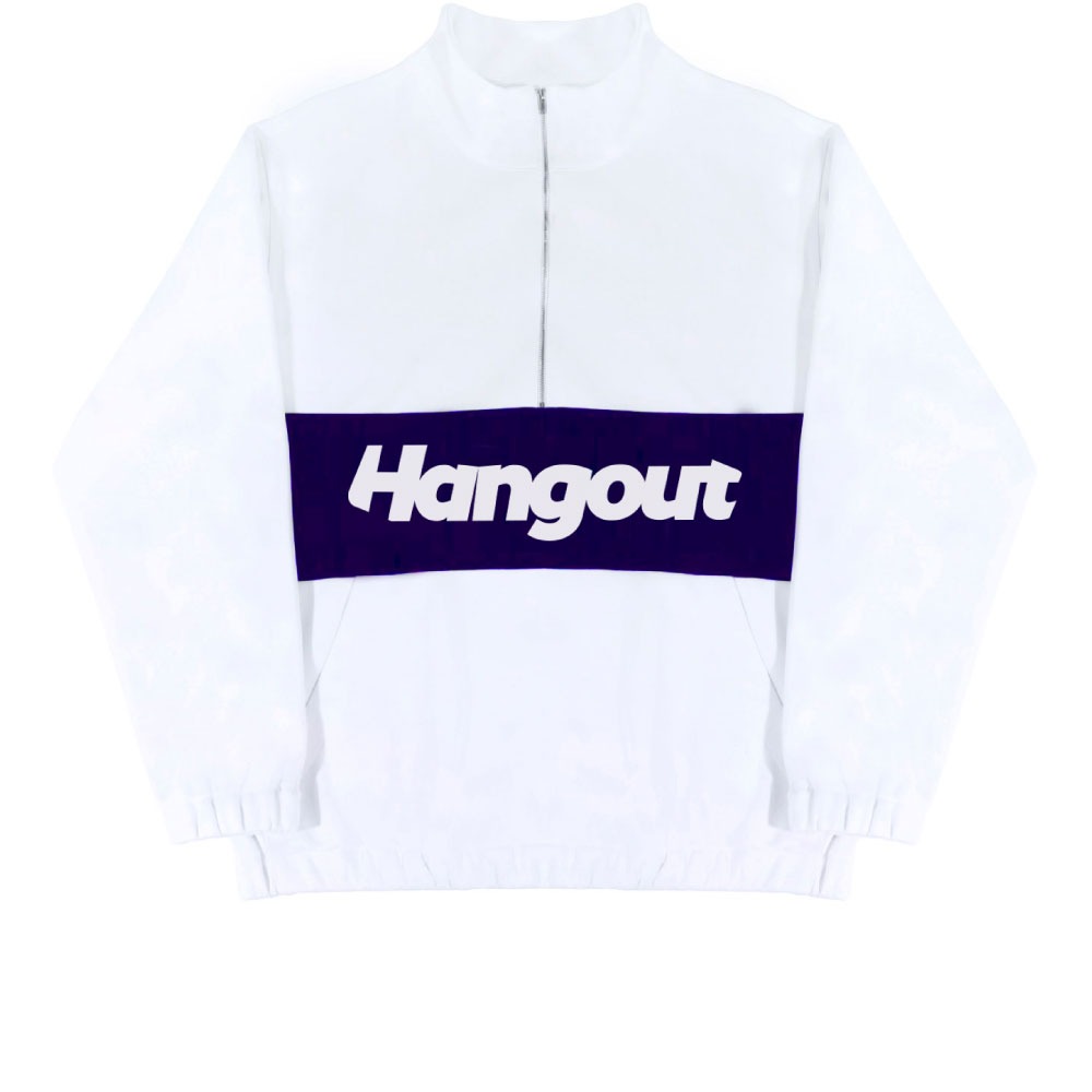 Navy Colourway Reflective Tracksuit Top (White)