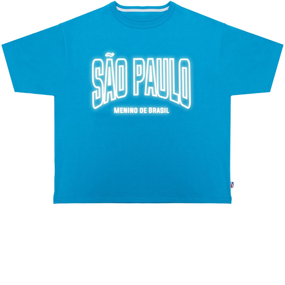 X SamHong SaoPaulo Wide T-Shirt (Blue-Green)
