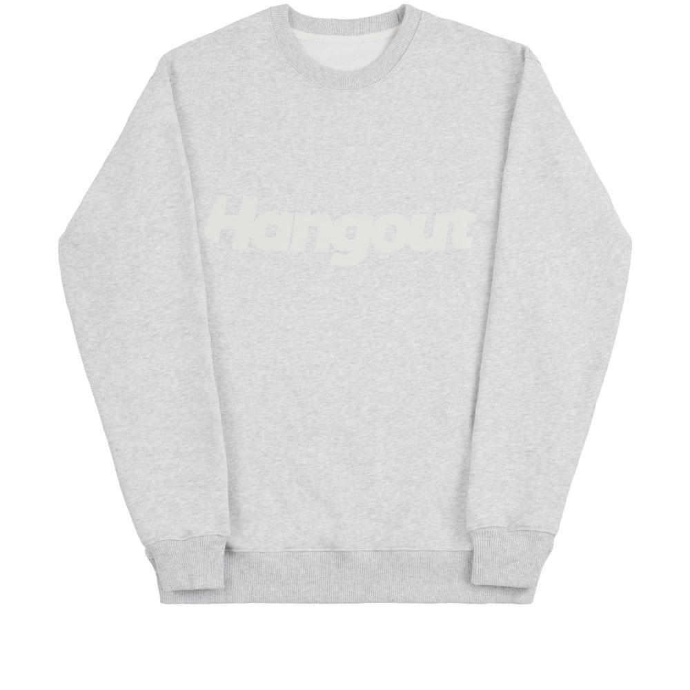 Reflective Vertical Logo Sweatshirt (Cool Grey)
