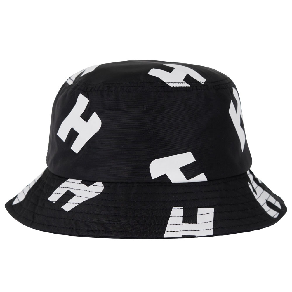 H Pattern Gumjeong Bucket Hat (Black)