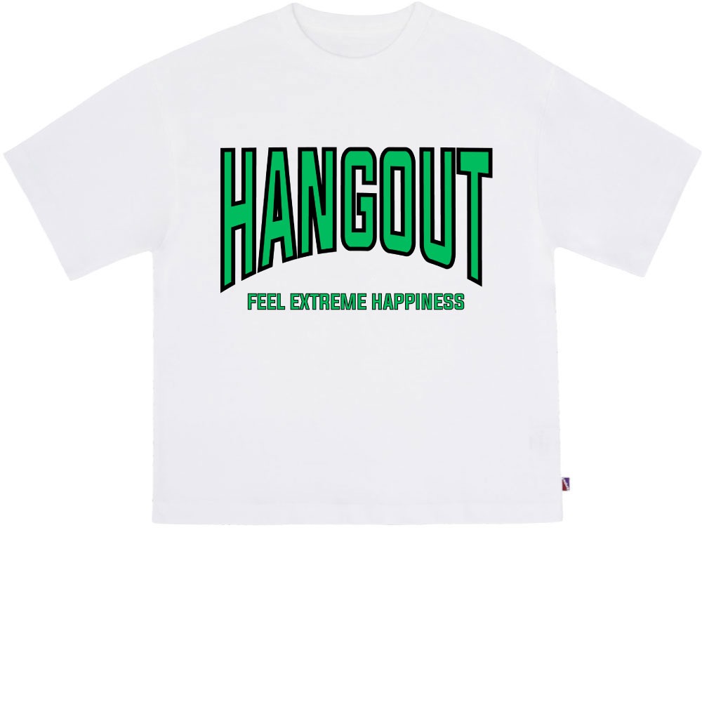 X SamHong Hangout Wide T-Shirt (White)