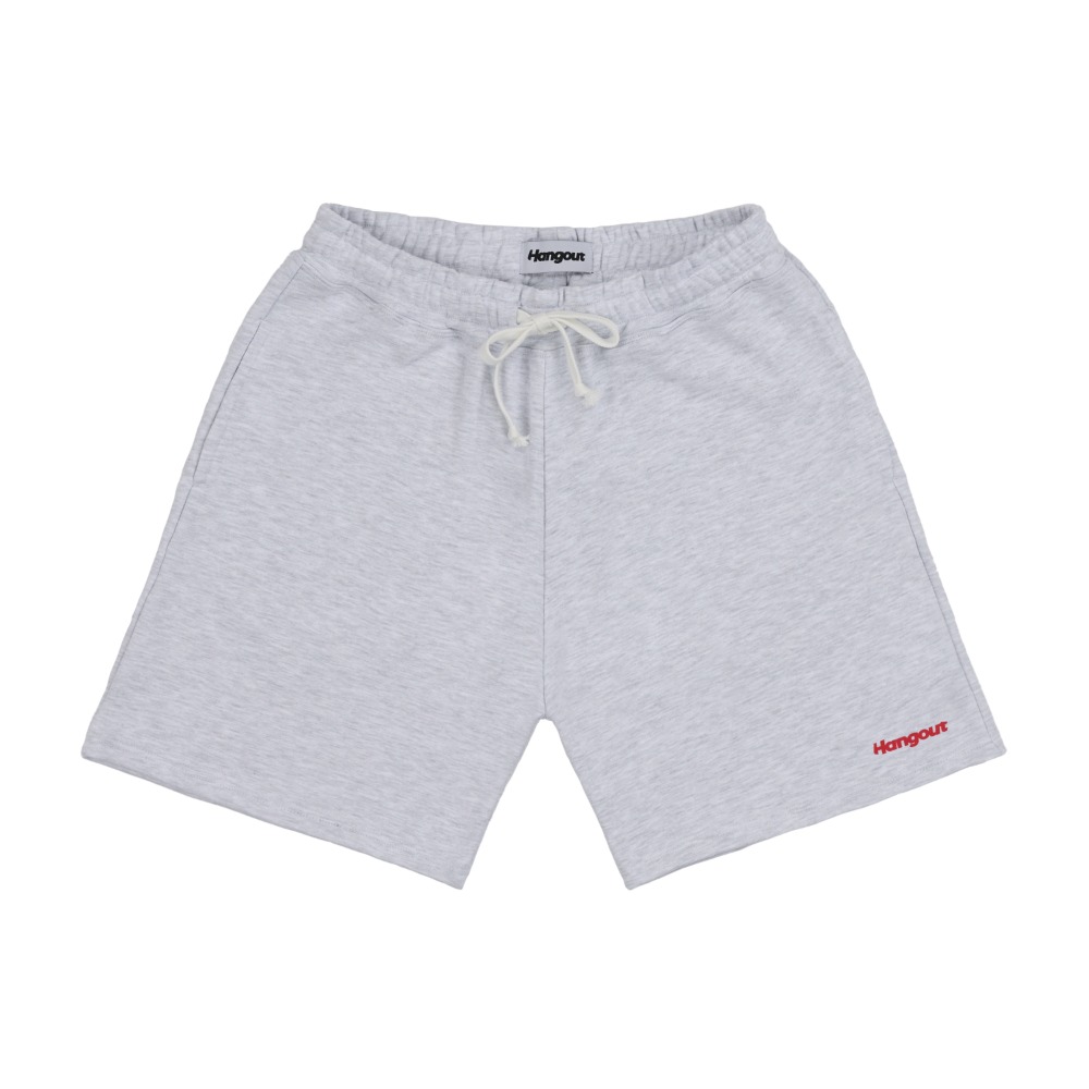 Hangout Vertical Logo Shorts (Grey)