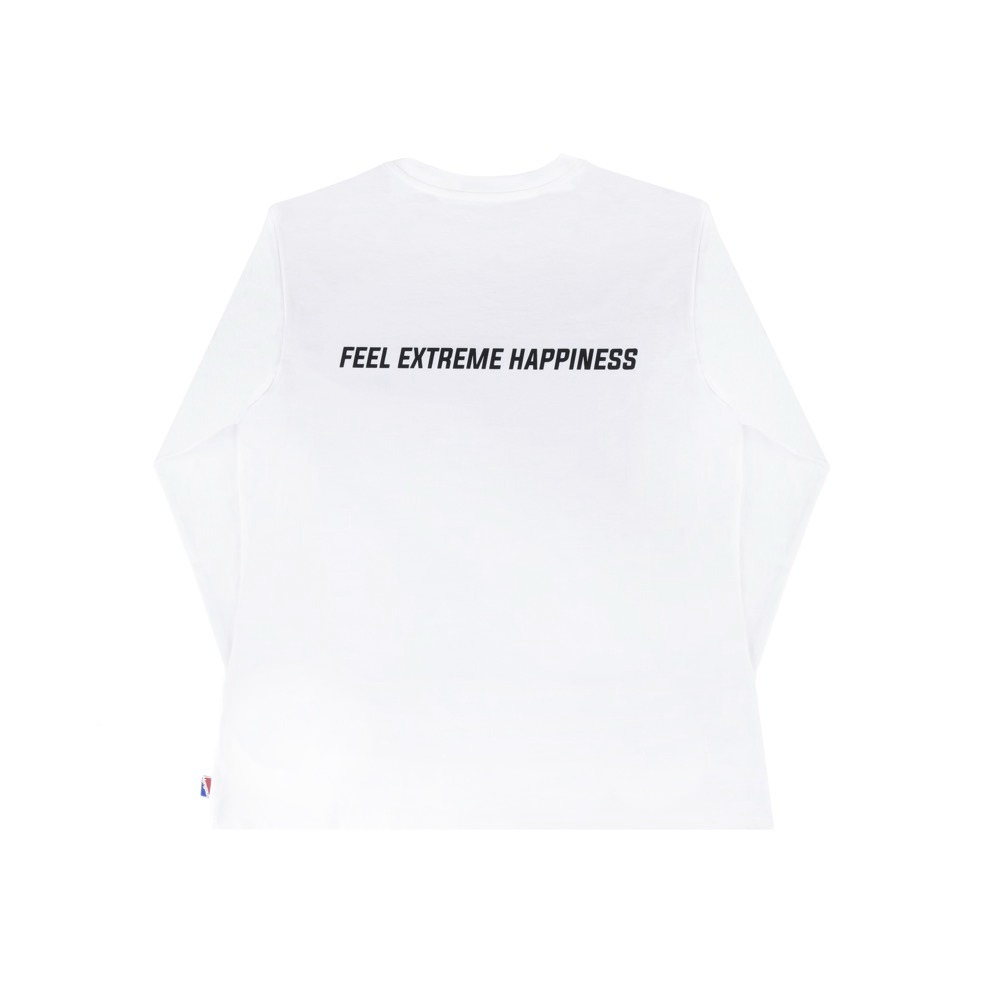 Feel Extreme Happiness Long Sleeve (White)