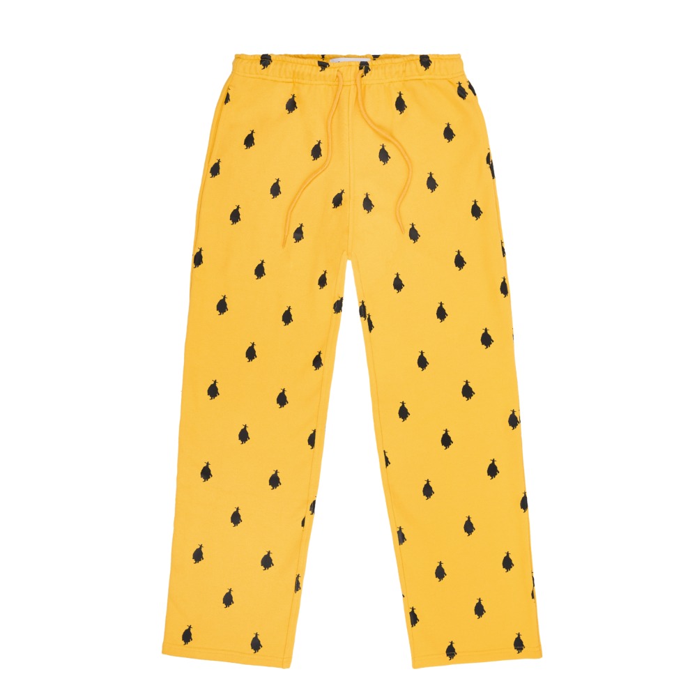 Gumjeong Sunbi Pattern Pajama Pants (Yellow)